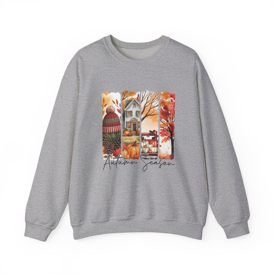 Autumn Vibes Crewneck Sweatshirt, Cozy Fall Sweatshirt, Unisex Autumn Apparel, Seasonal Fashion Gift, Fall Decor Sweatshirt