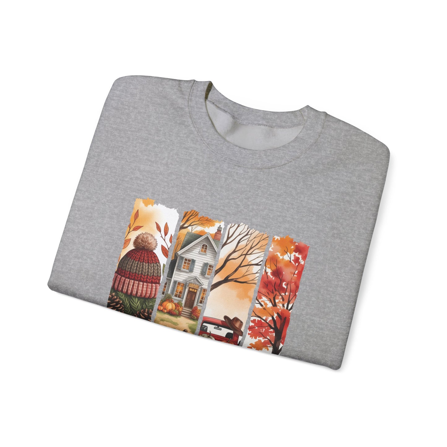 Autumn Vibes Crewneck Sweatshirt, Cozy Fall Sweatshirt, Unisex Autumn Apparel, Seasonal Fashion Gift, Fall Decor Sweatshirt