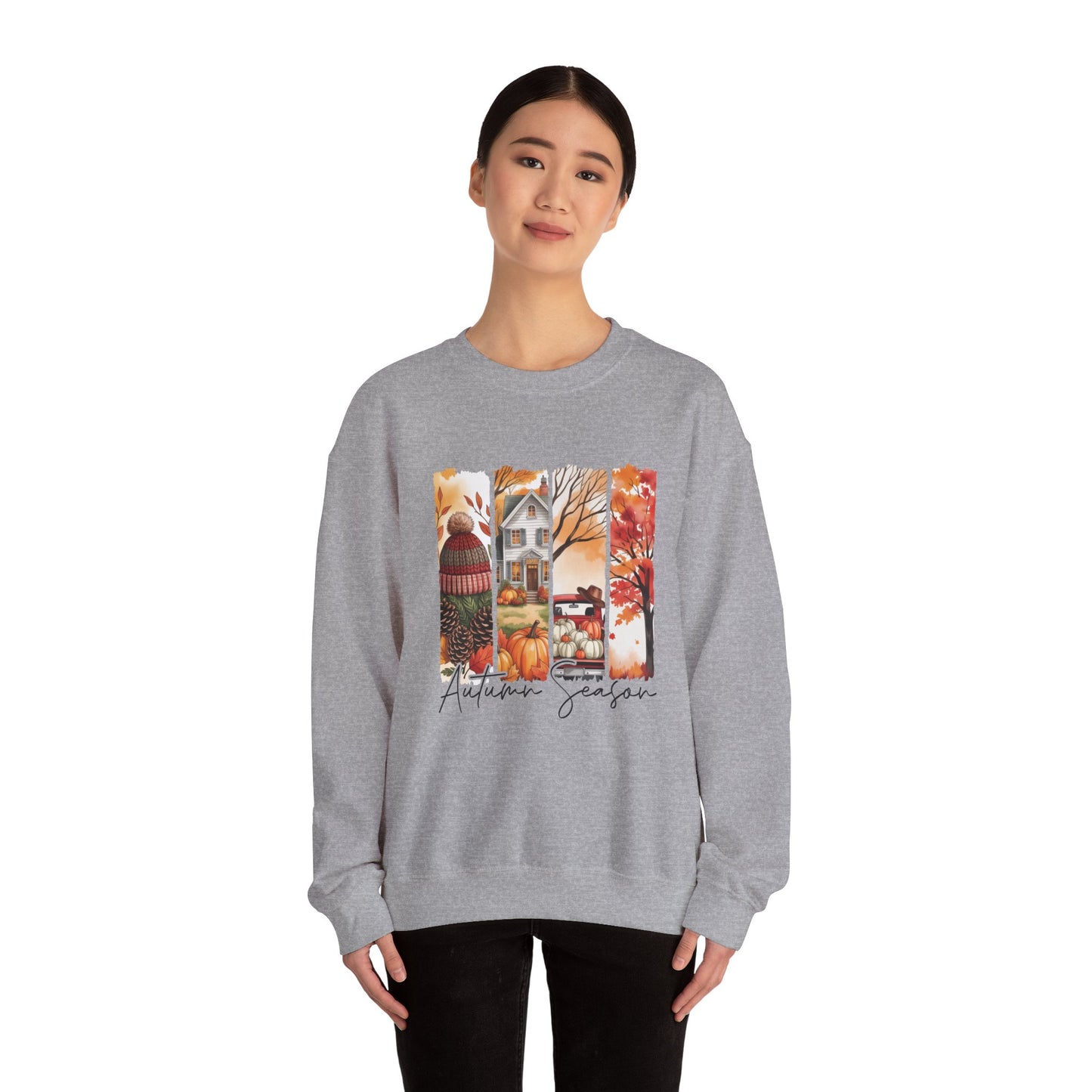 Autumn Vibes Crewneck Sweatshirt, Cozy Fall Sweatshirt, Unisex Autumn Apparel, Seasonal Fashion Gift, Fall Decor Sweatshirt