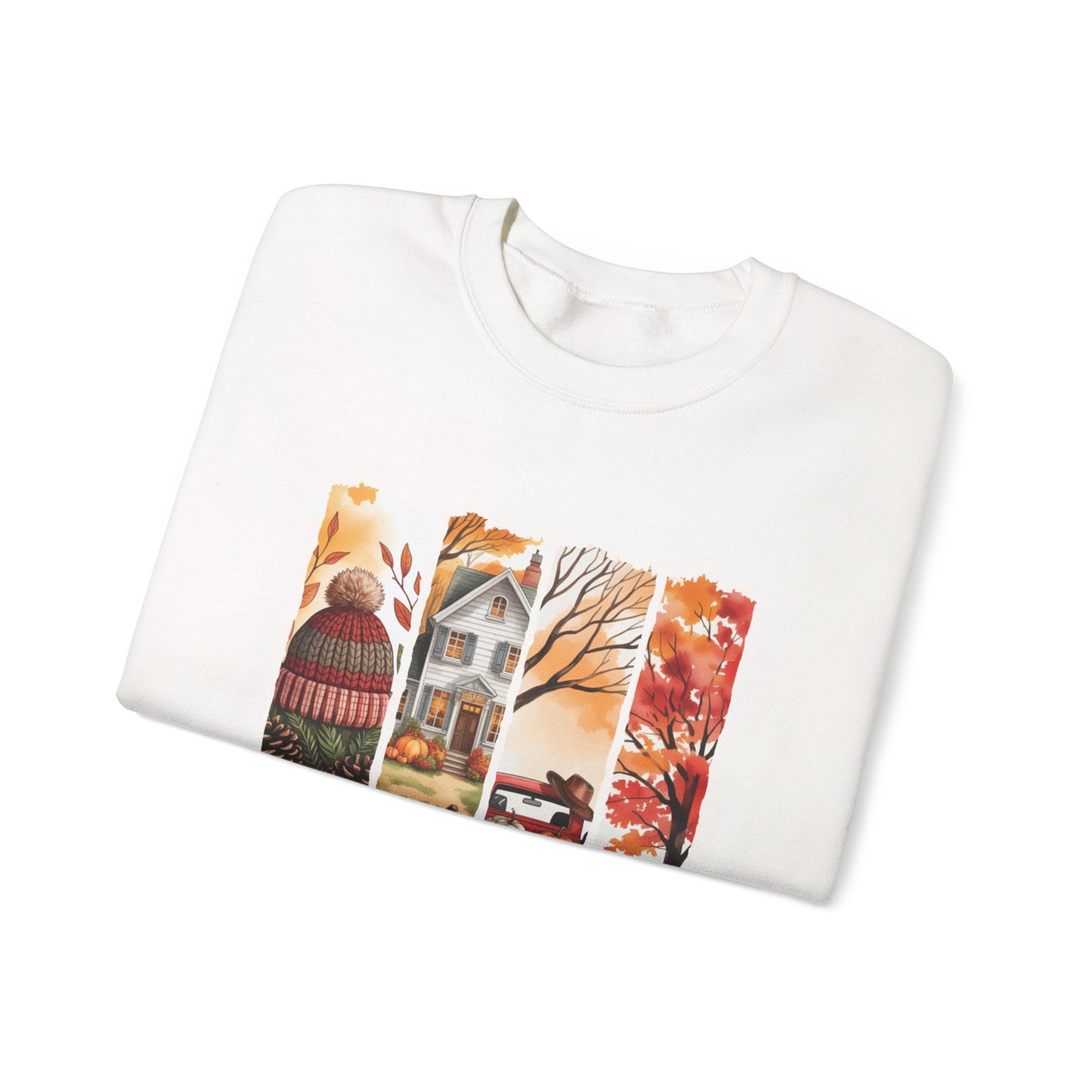 Autumn Vibes Crewneck Sweatshirt, Cozy Fall Sweatshirt, Unisex Autumn Apparel, Seasonal Fashion Gift, Fall Decor Sweatshirt